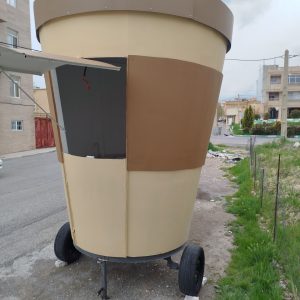 کانکس طرح لیوان قهوه مناسب کافی شاپ سیار و فروش قهوه